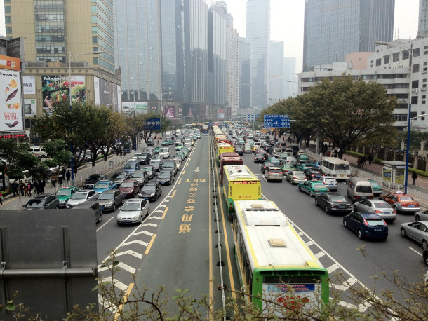 Tianhe Road  in Guangzhou